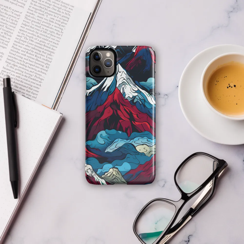 Mountain Majesty: An Abstract Voyage | Phone Case |  11 Pro Max | Snap Case | Glossy