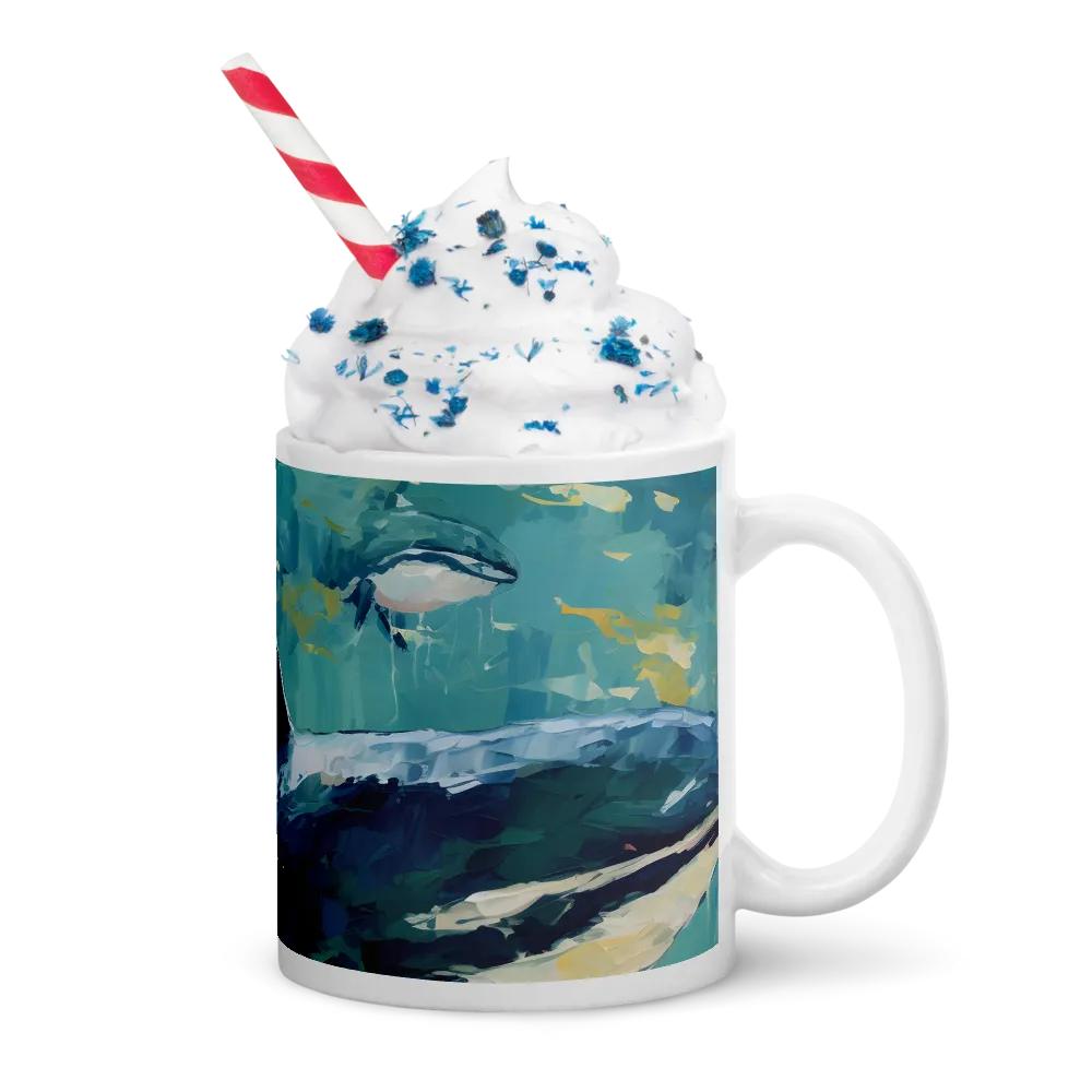 Harmony of the Ocean: Whales in Motion | Mugs | Multiple Sizes & Colors