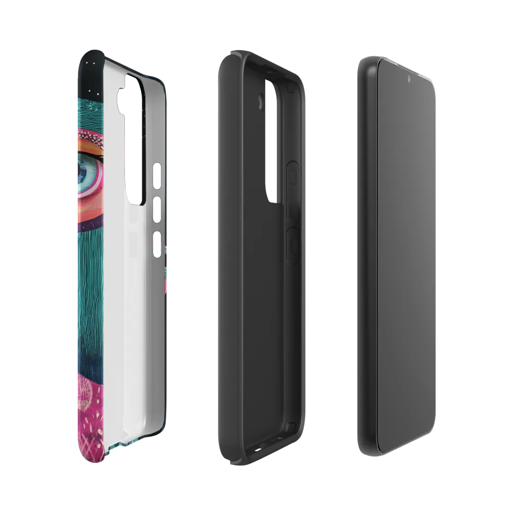 Whimsical Vulture: A Dance of Colors | Phone Case |  S22 | Tough Case | Matte