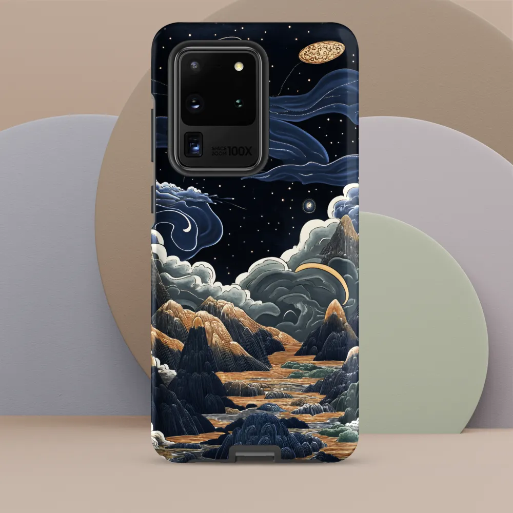Celestial Harmony: Peaks and Planets