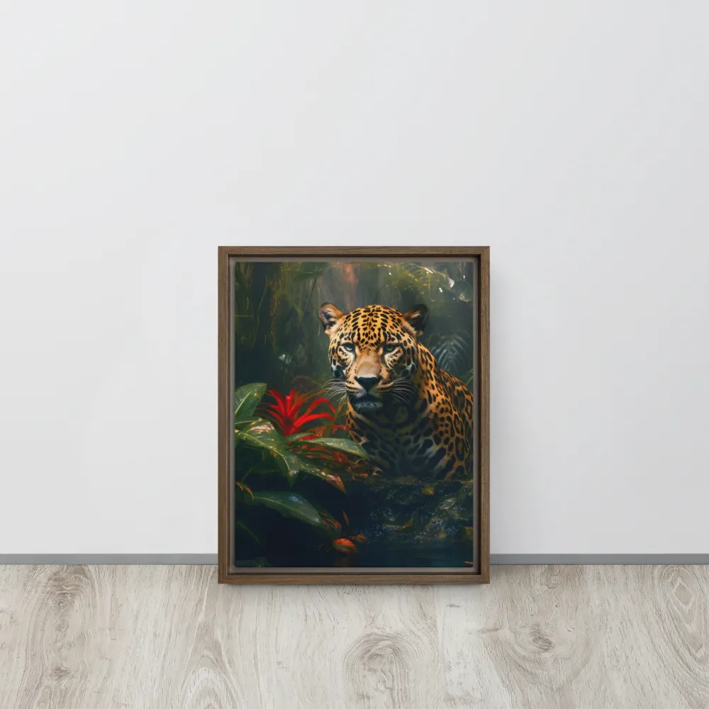 Echoes of the Wild | Canvas with Brown Frame | 11″×14″