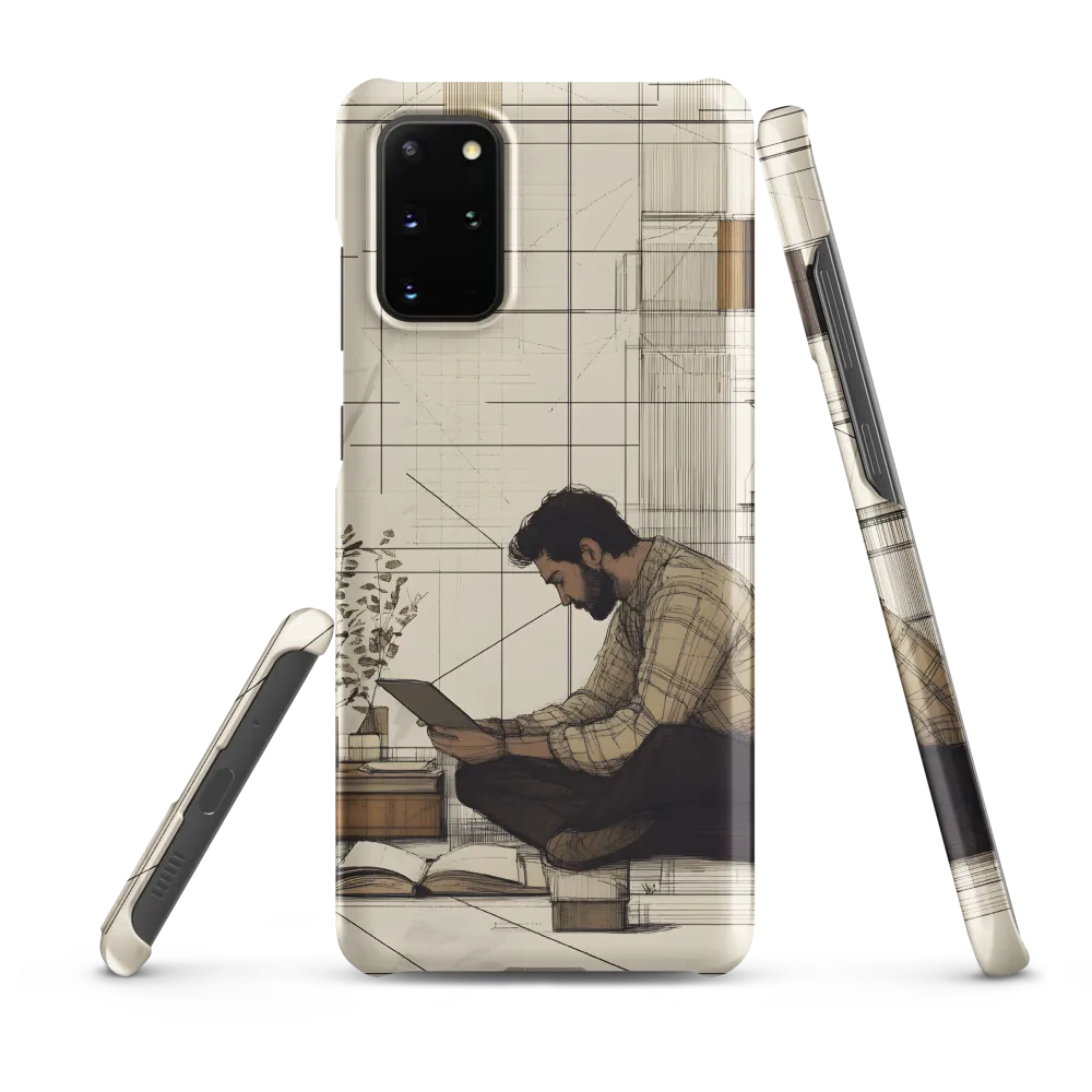 Quiet Reflections in Line | Phone Case |  S20 Plus | Snap Case | Matte
