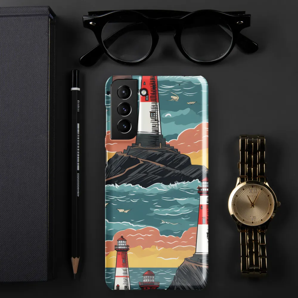 Lighthouses in a Whimsical Ocean
