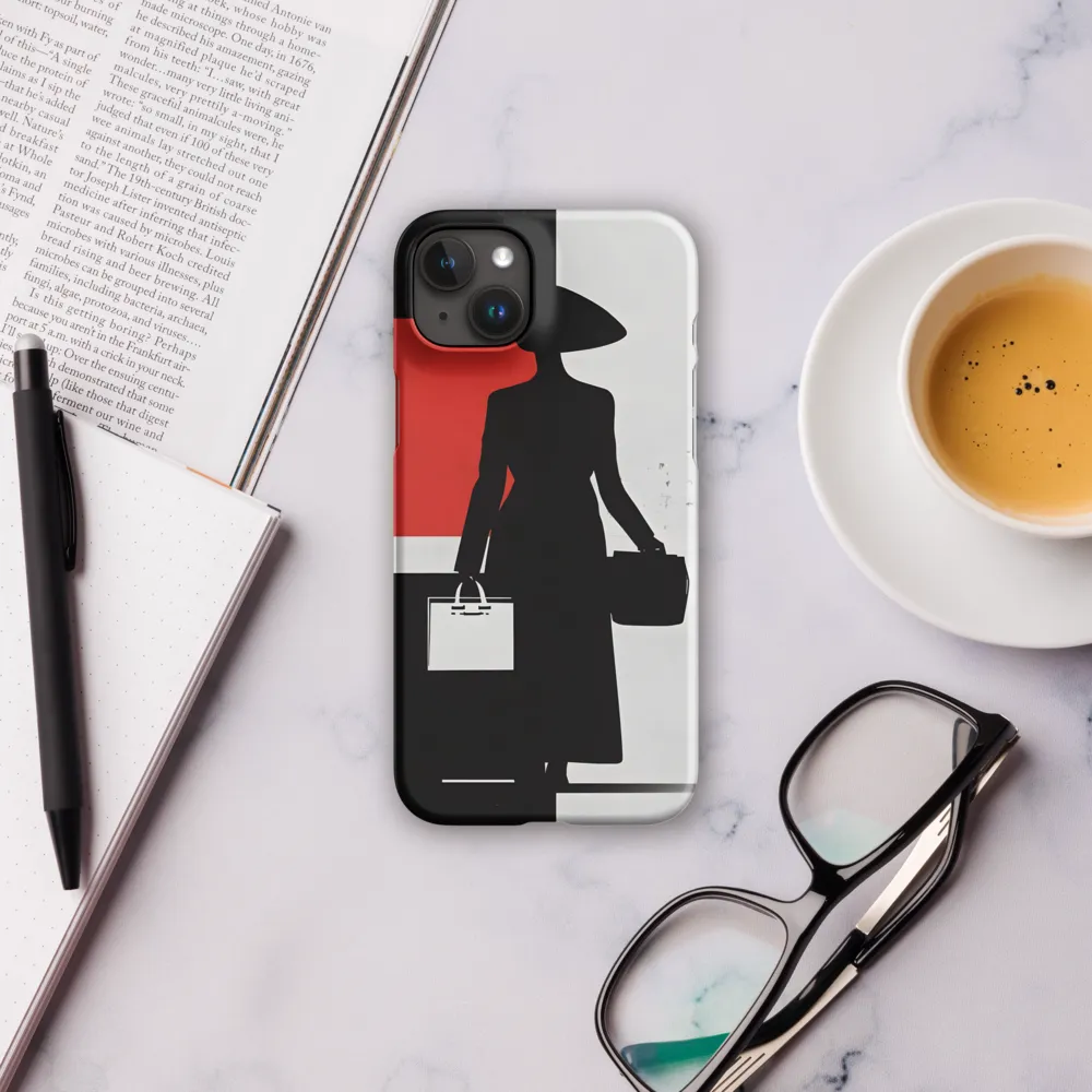 Silhouette of Elegance | Phone Case |  15 Plus | Snap Case | Matte