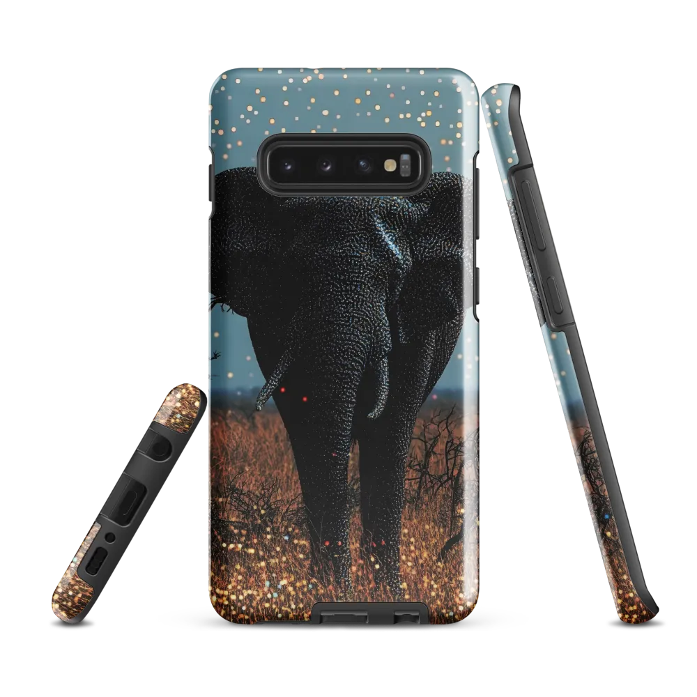 Majestic Presence: The Surreal Elephant | Phone Case |  S10 Plus | Tough Case | Glossy