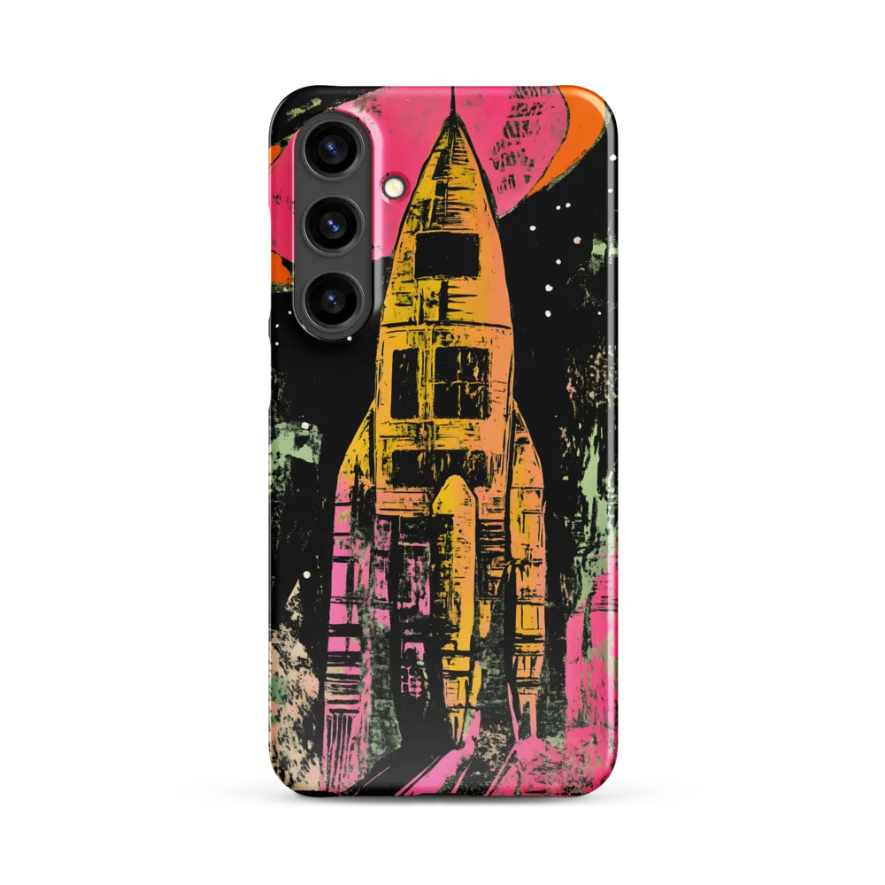 Cosmic Voyage: A Surreal Rocket Adventure