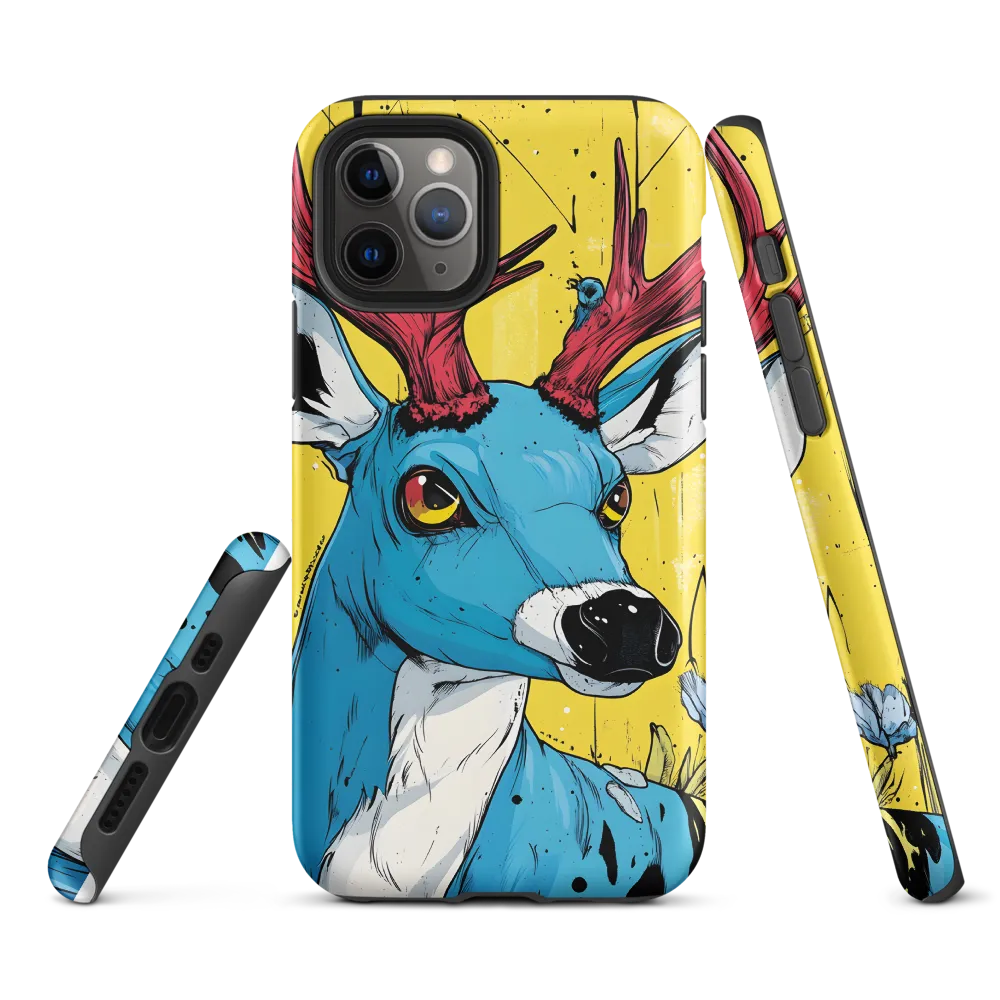 Vivid Antlers: A Modern Take on Nature