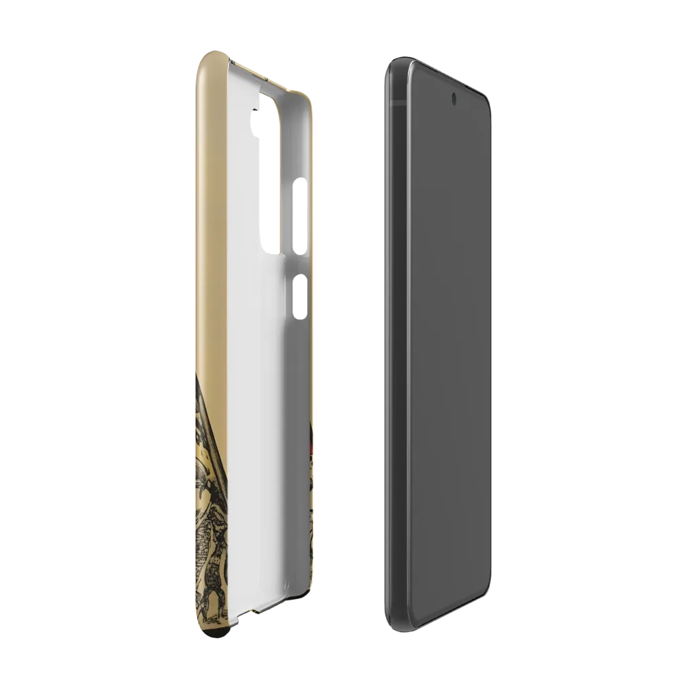 Mystical Cloak of Symbols | Phone Case |  S21 FE | Snap Case | Glossy