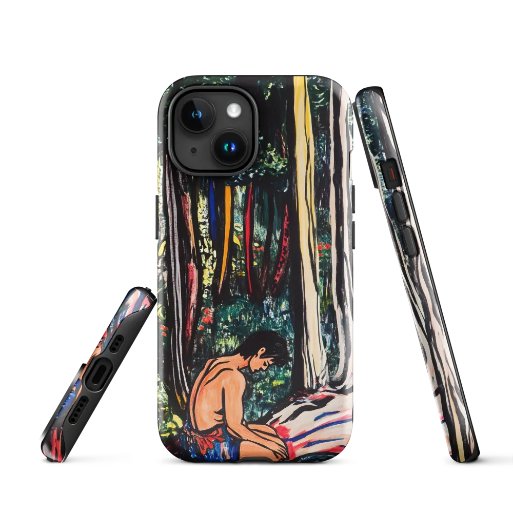 Contemplation in Nature | Phone Case |  15 | Tough Case | Glossy
