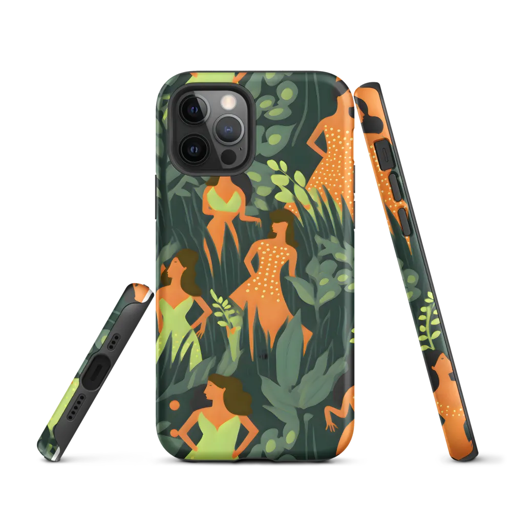 Playful Harmony in Patterns | Phone Case |  12 Pro | Tough Case | Matte