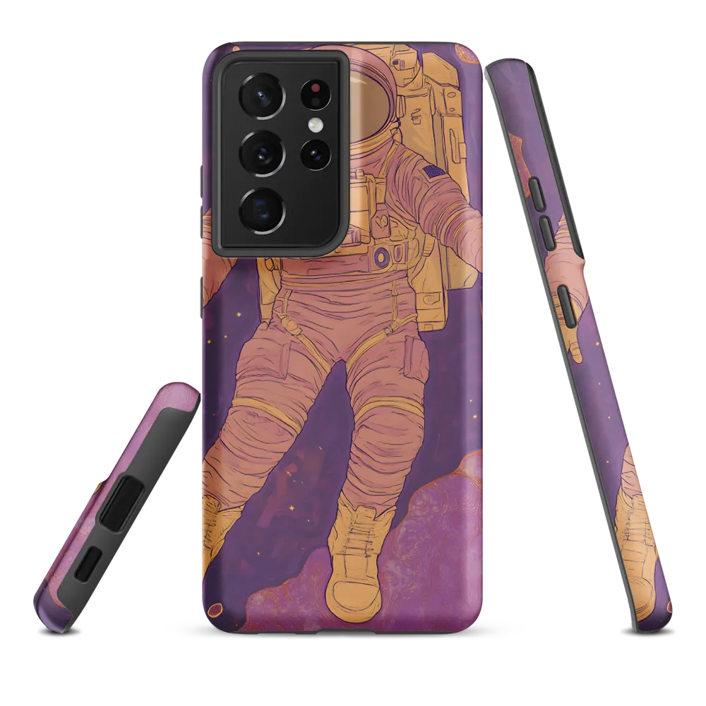 Floating Through the Cosmos | Phone Case |  S21 Ultra | Tough Case | Matte