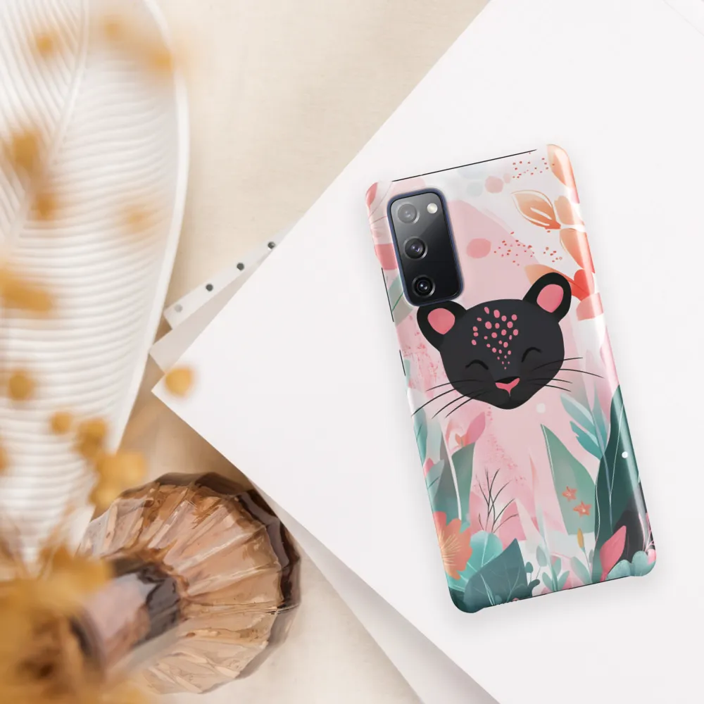 Whimsical Panther in Bloom