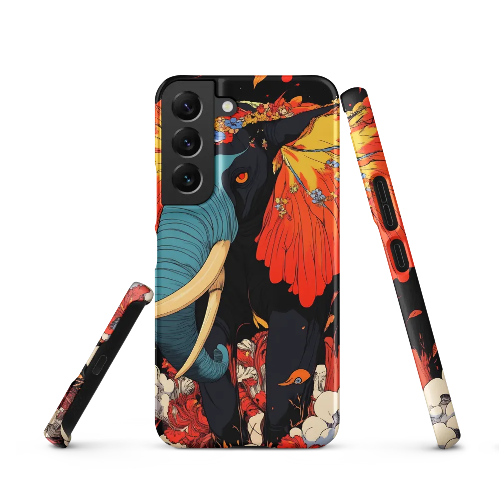 Majesty of the Floral Elephant | Phone Case |  S22 | Snap Case | Matte