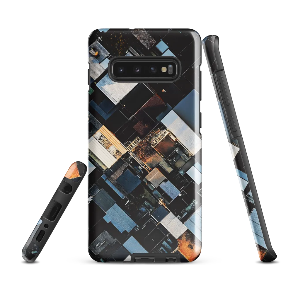 Urban Mosaic from Above | Phone Case |  S10 Plus | Tough Case | Glossy