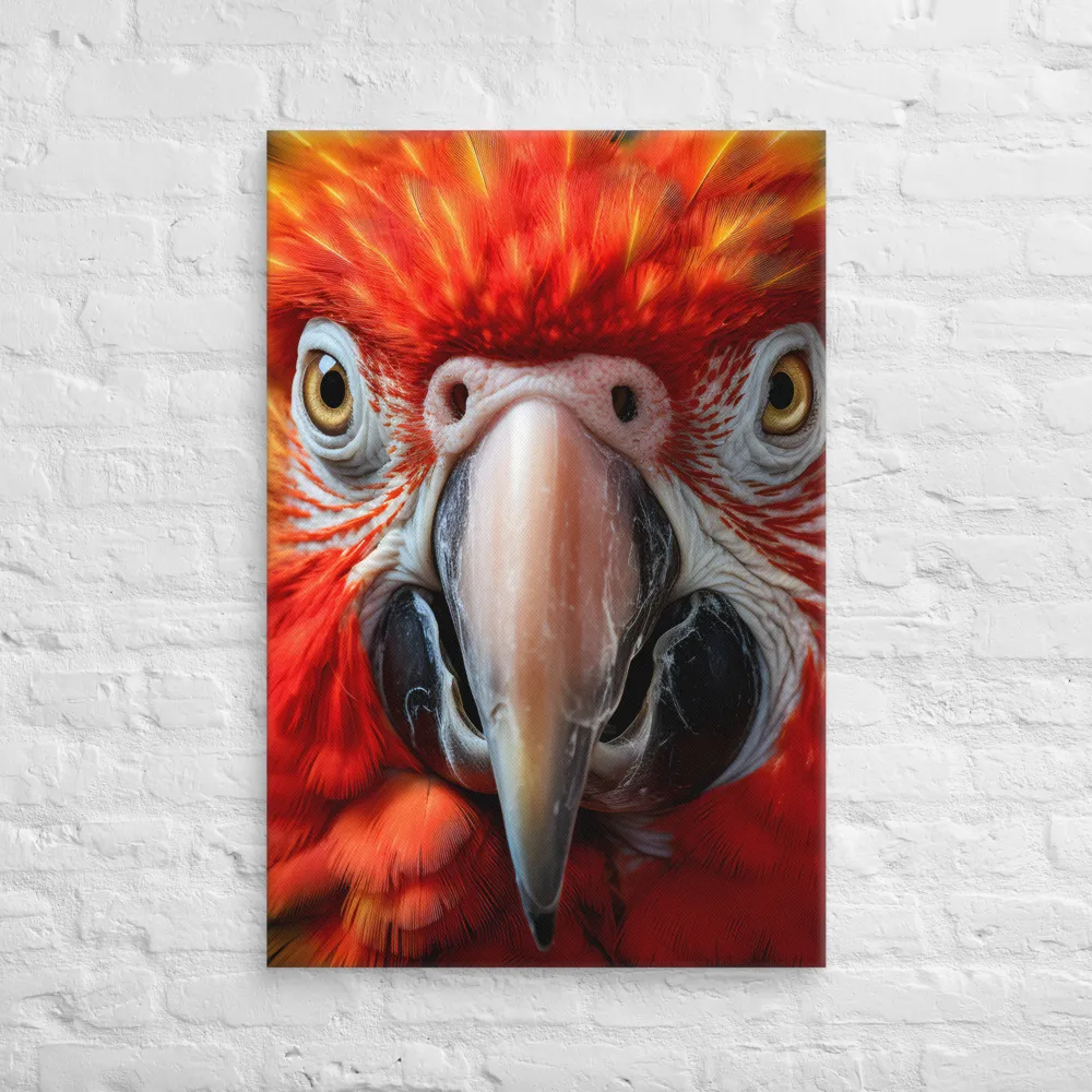The Fiery Gaze of the Parrot