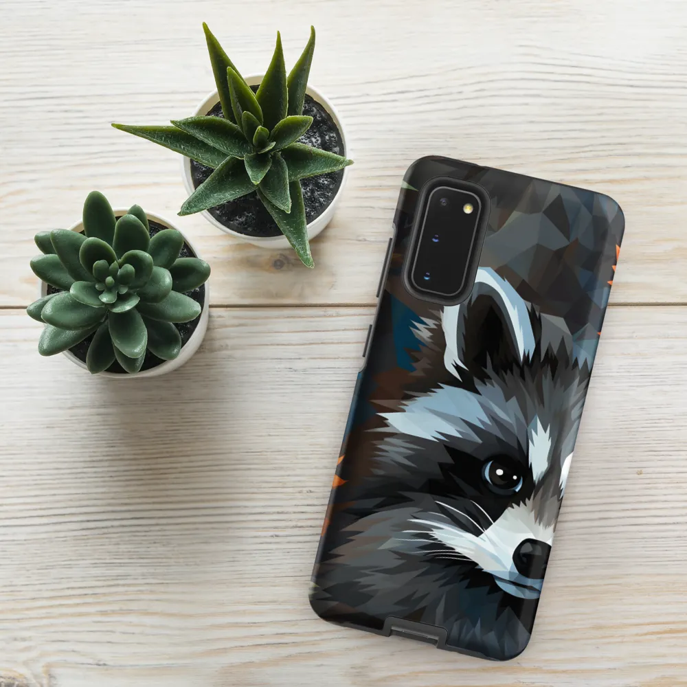 Whispers of Autumn: The Raccoon's Gaze | Phone Case |  S20 | Tough Case | Matte