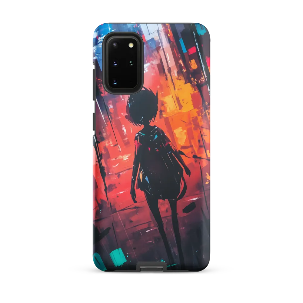 Silhouette in the Urban Abyss | Phone Case |  S20 Plus | Tough Case | Matte