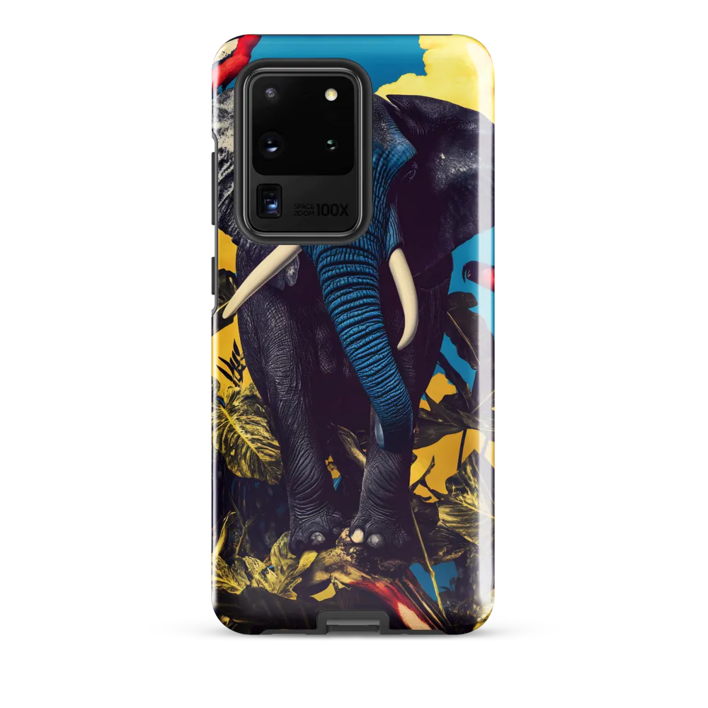 Elephant Dreams in Vibrant Colors | Phone Case |  S20 Ultra | Tough Case | Glossy