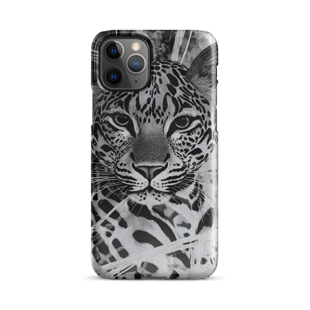 Majestic Gaze: The Leopard's Portrait | Phone Case |  11 Pro | Snap Case | Glossy