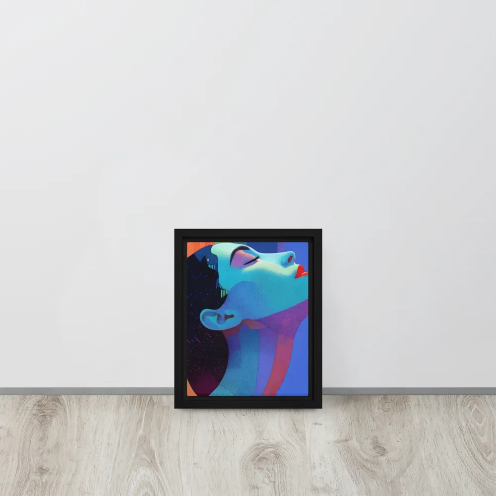 Ethereal Reverie | Canvas with Black Frame | 8″×10″