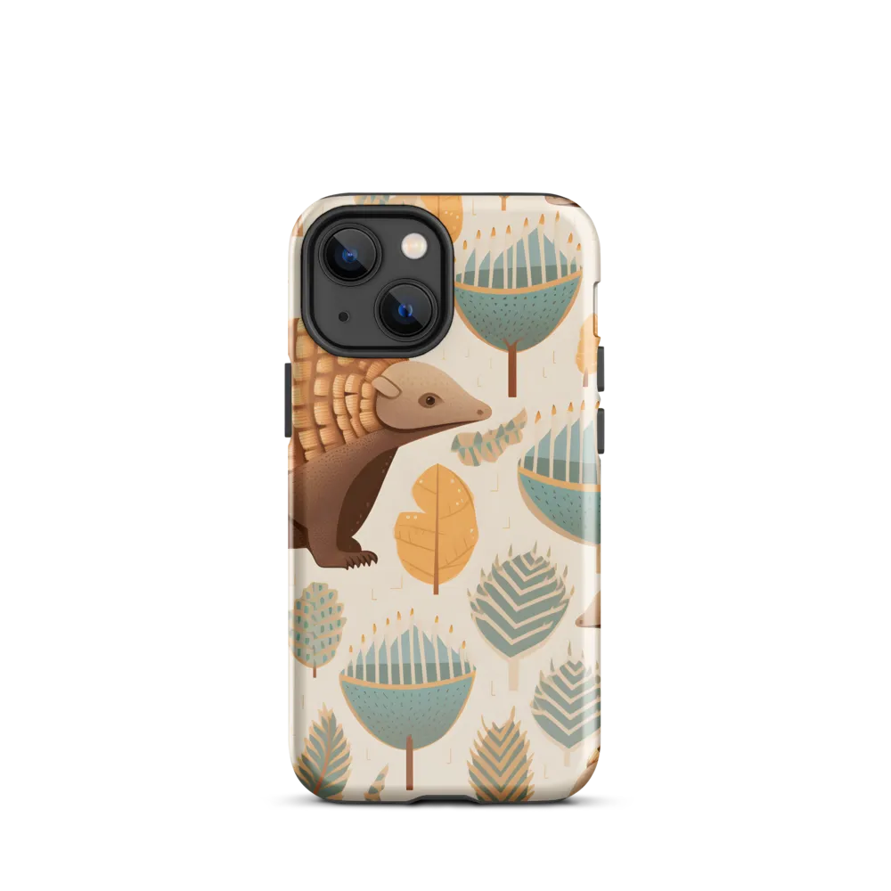 Pangolins in a Whimsical Habitat