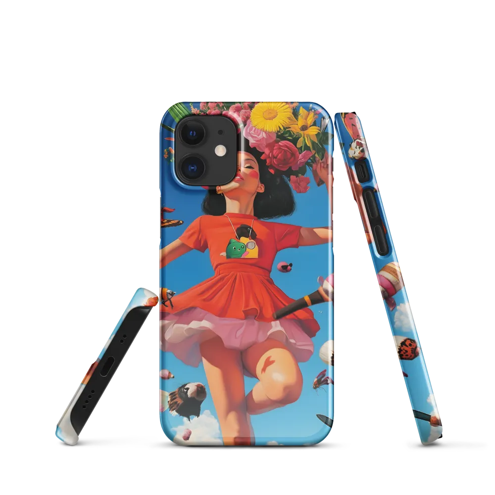 Joyful Whimsy | Phone Case |  12 Mini | Snap Case | Glossy