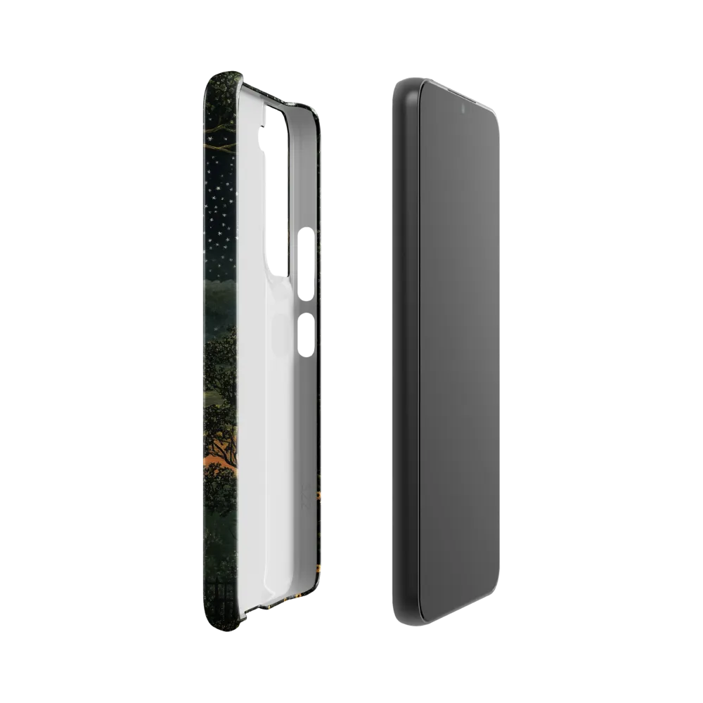 Mystical Nightscape Under the Full Moon | Phone Case |  S22 | Snap Case | Glossy