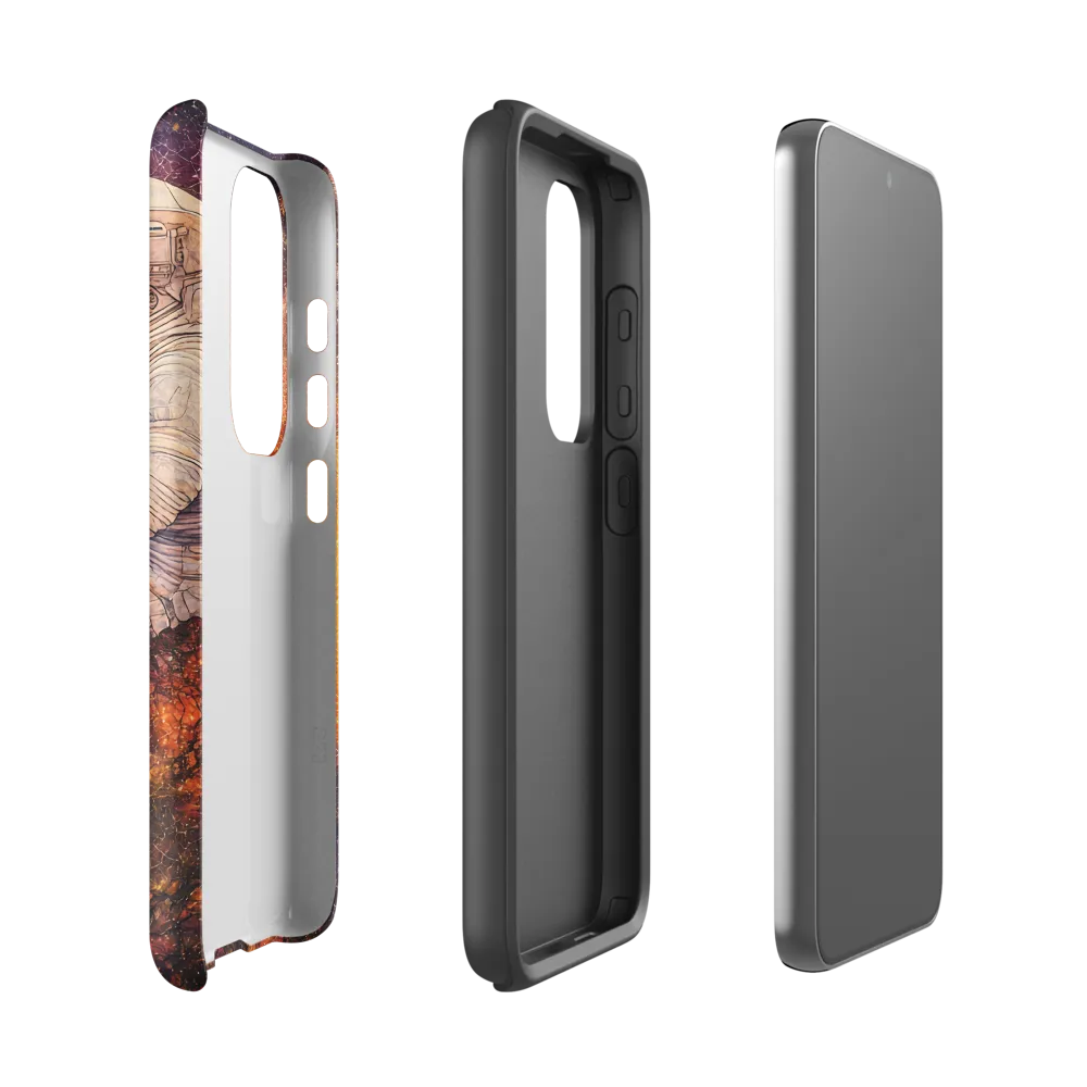 Cosmic Contemplation | Phone Case |  S23 | Tough Case | Matte