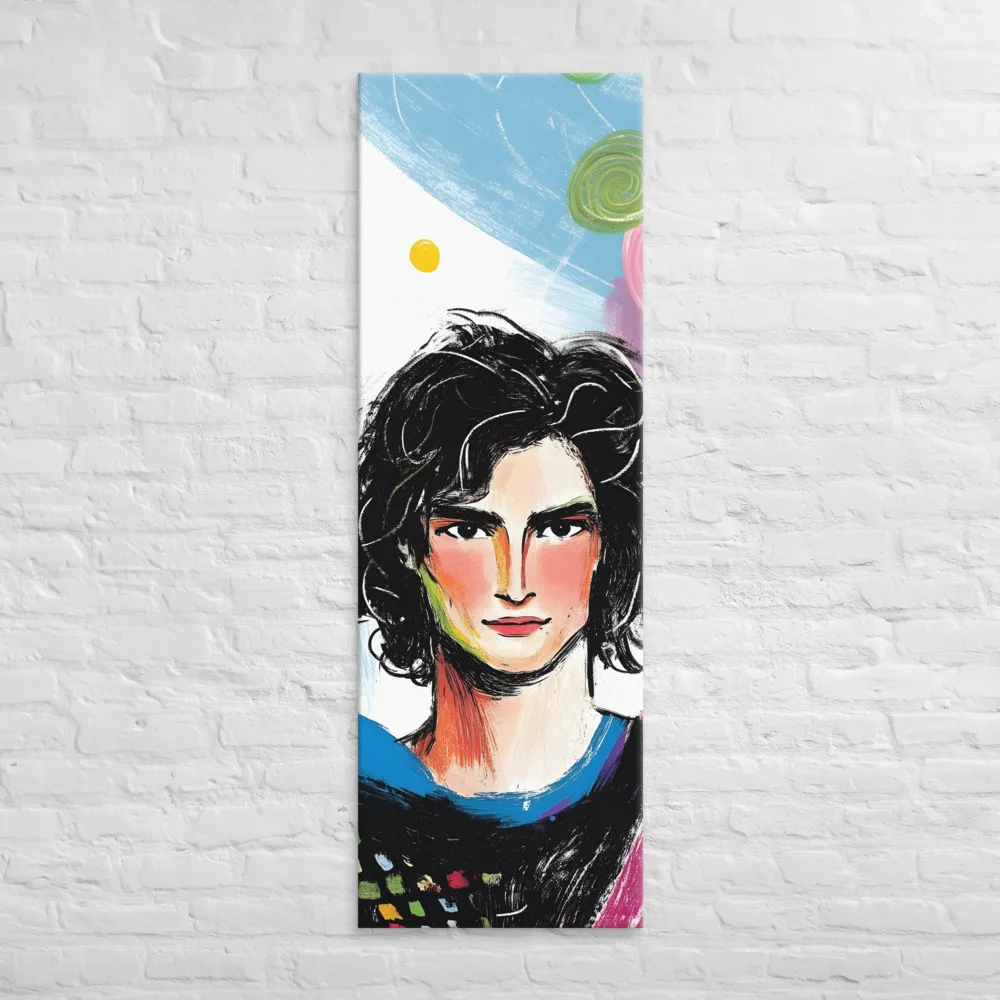 Vibrant Portrait of Youth | Canvas | 20″×60″