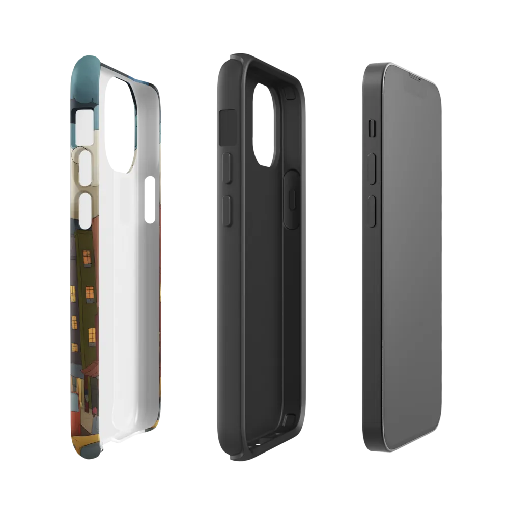 Urban Symphony: A City Awakens at Dusk | Phone Case |  13 mini | Tough Case | Matte
