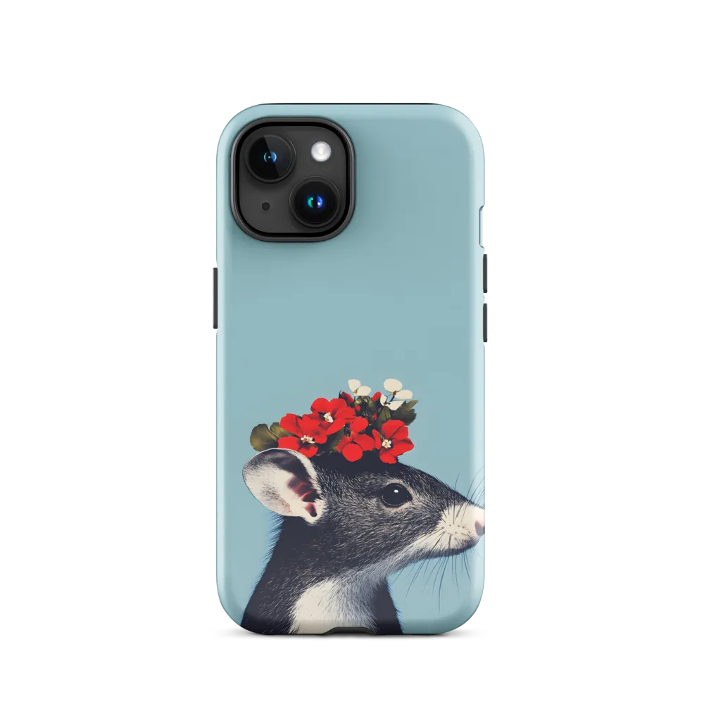 Whimsical Flora: A Mouse's Floral Crown