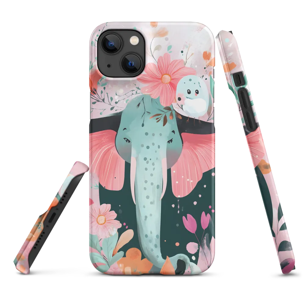 Whimsical Elephant in Bloom