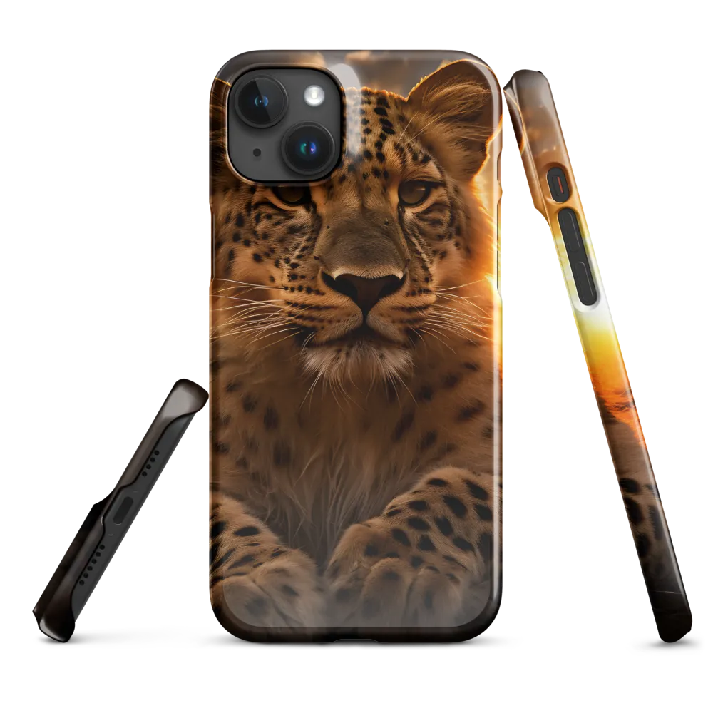 Regal Presence: The Leopard at Sunset