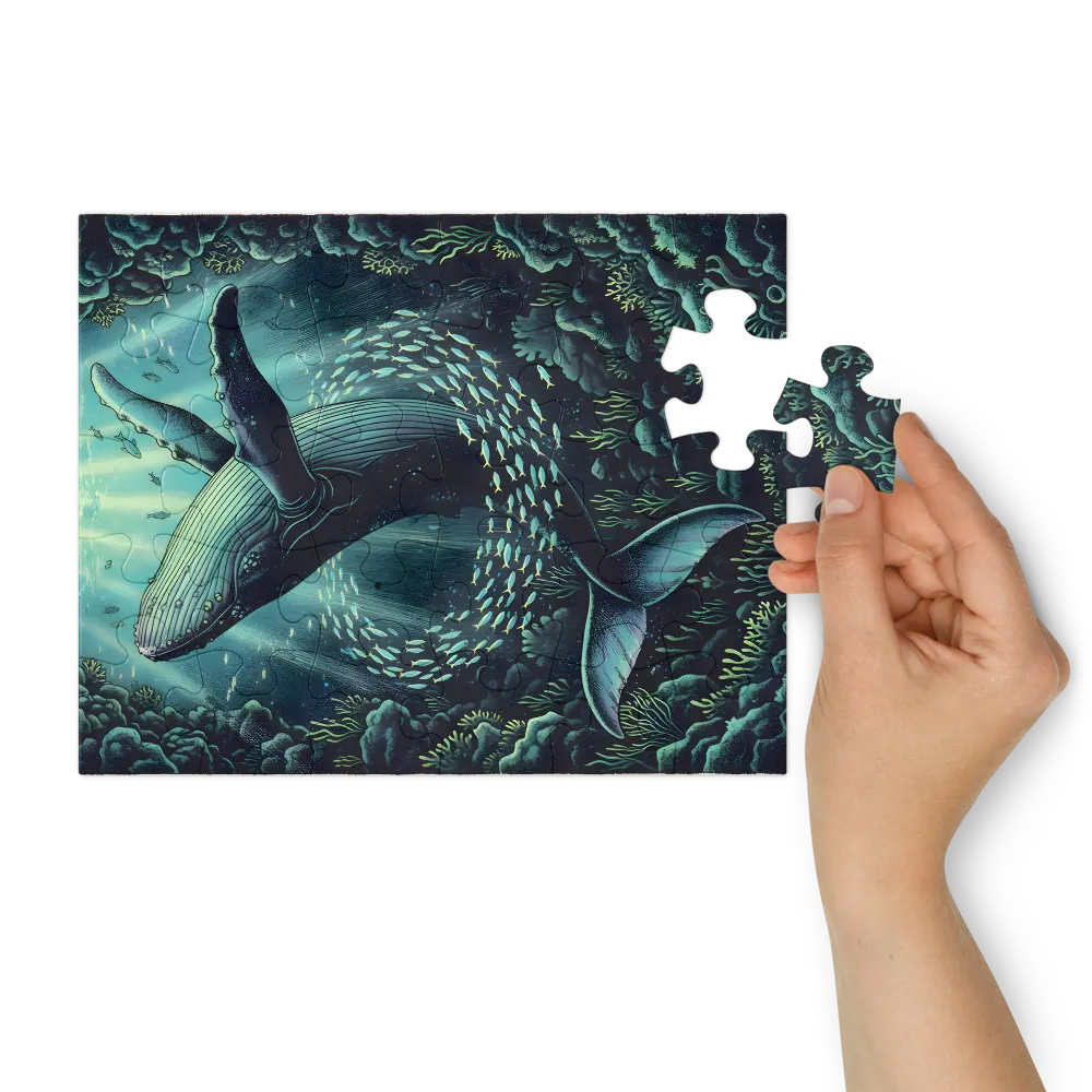 Humpback Rising 
 Jigsaw Puzzle in Tin Box