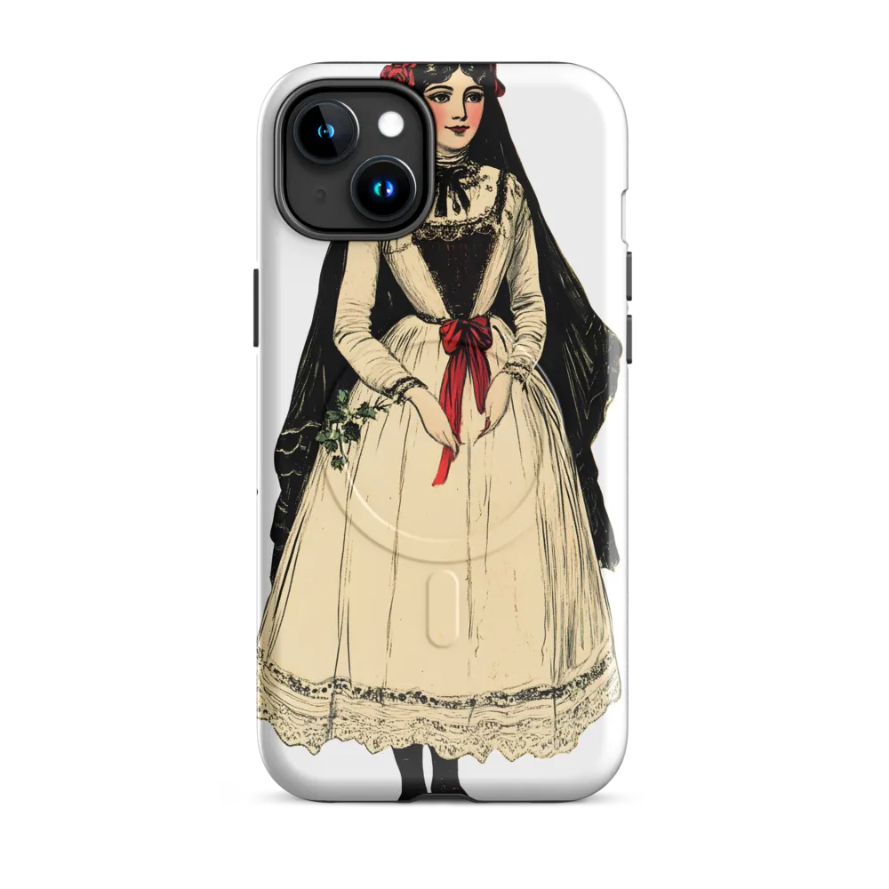 Elegance in Tradition: A Folk Portrait