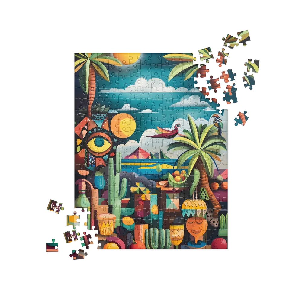 Whimsical Oasis | Jigsaw Puzzle | 252/520 pieces