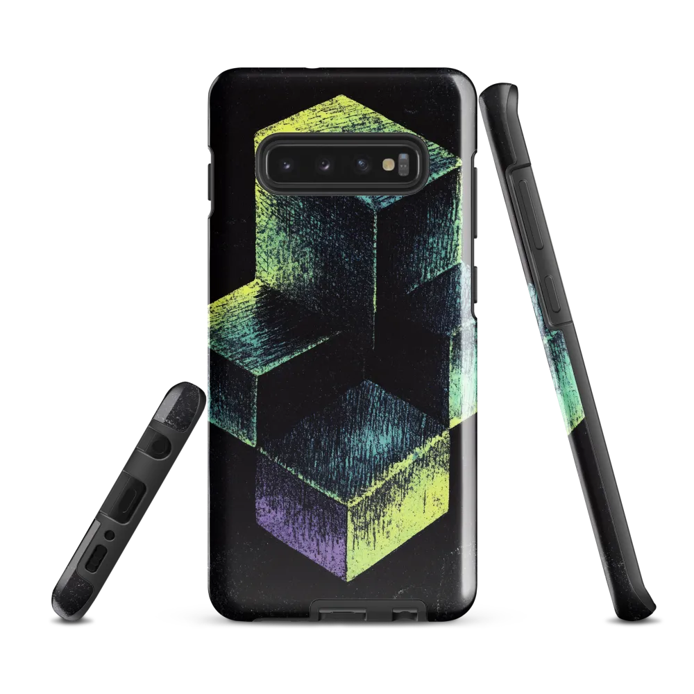 Illuminated Geometry | Phone Case |  S10 Plus | Tough Case | Glossy