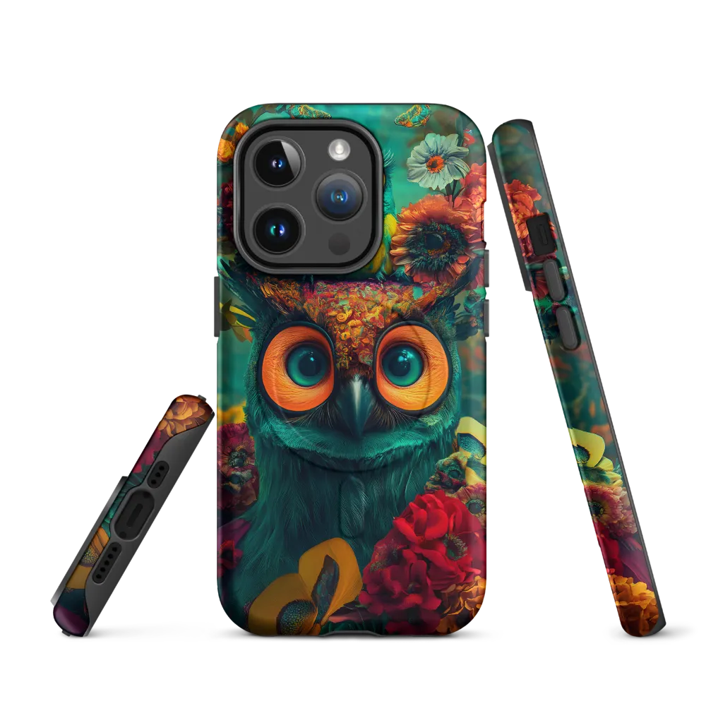 Majestic Harmony: The Floral Owl