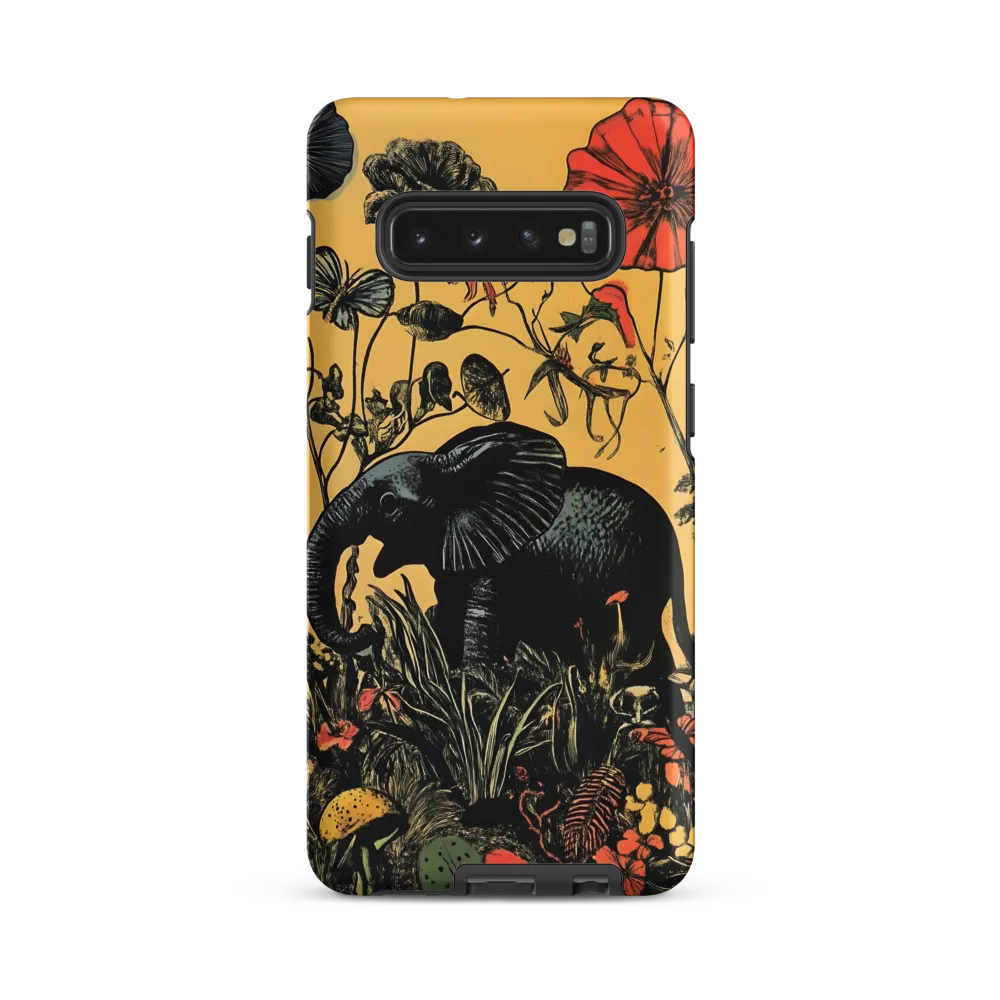 Floral Majesty: The Elephant's Sanctuary