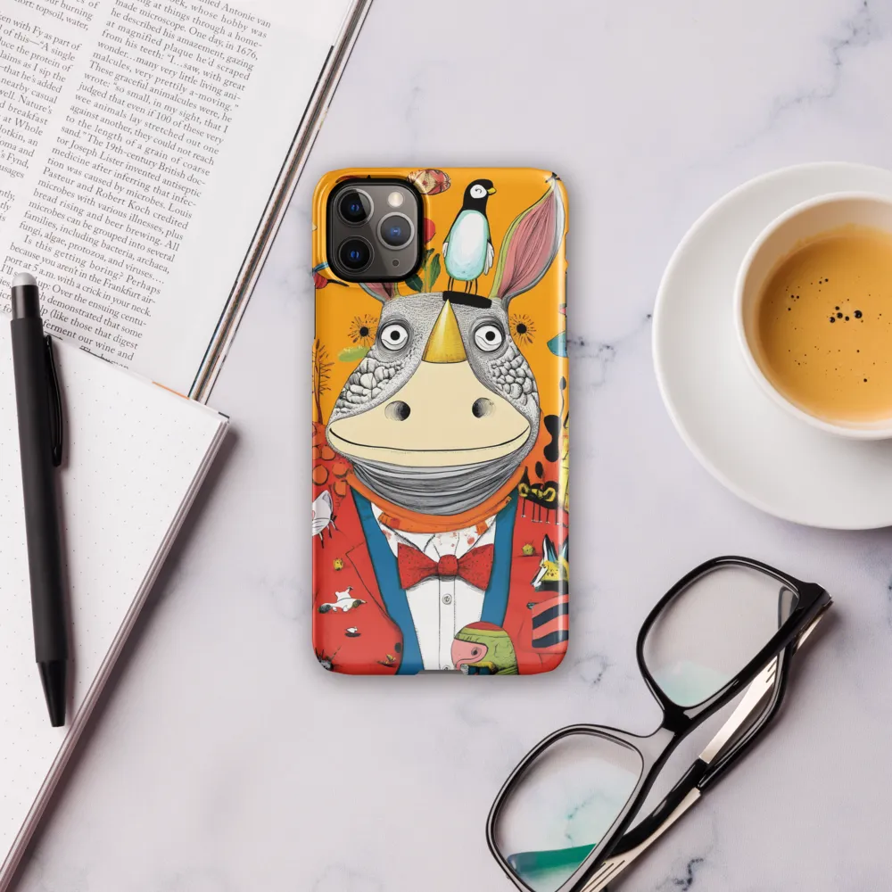 Whimsical Rhinoceros: A Playful Encounter | Phone Case |  11 Pro Max | Snap Case | Glossy