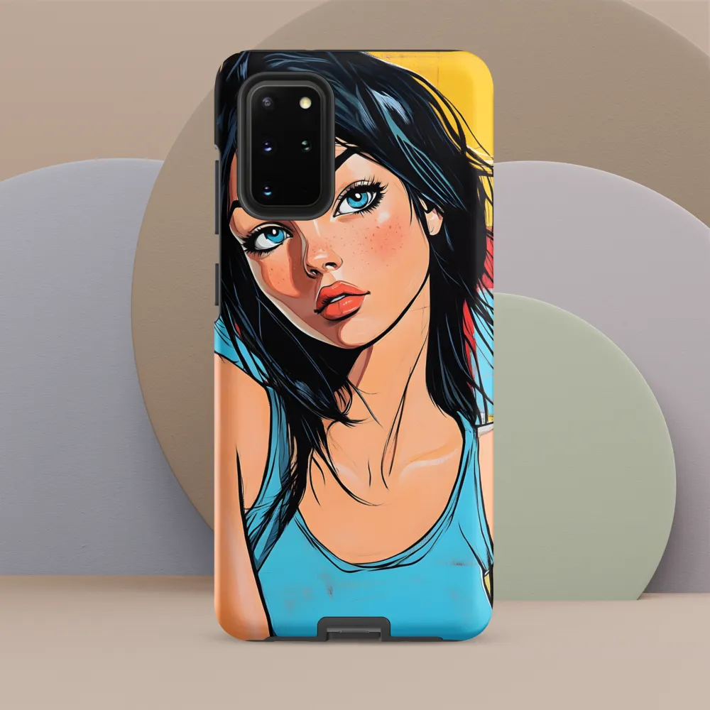 Vibrant Portrait of Modern Youth | Phone Case |  S20 Plus | Tough Case | Matte