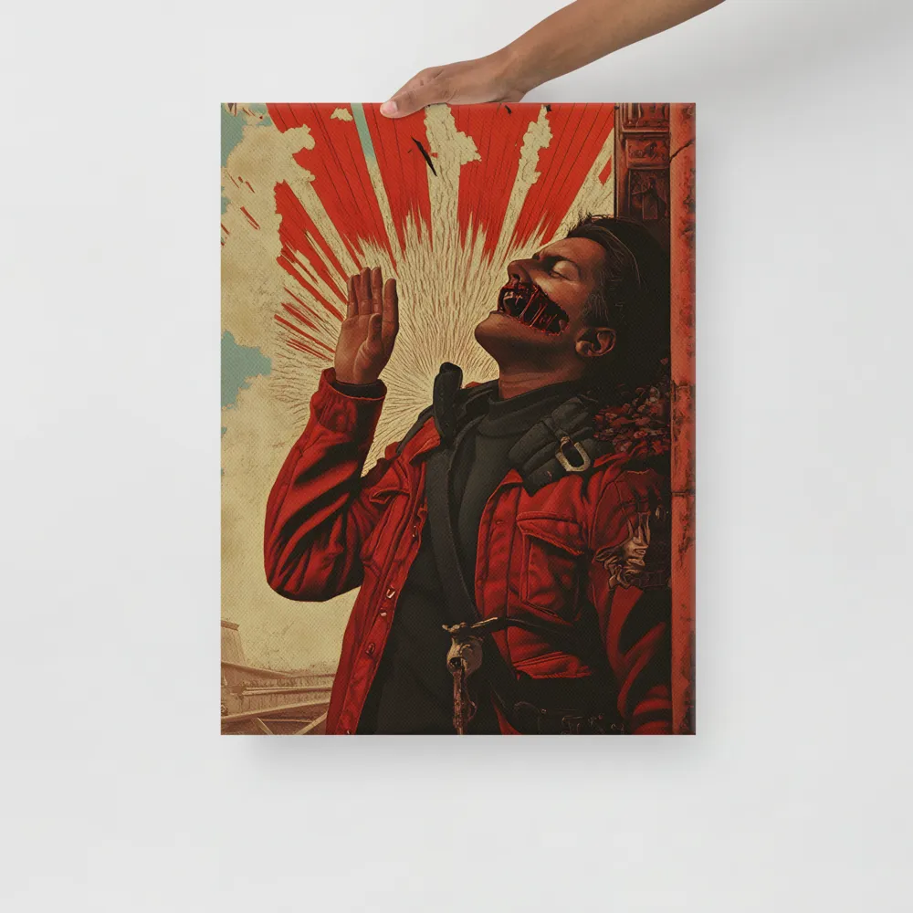 Defiant Echoes of Ruin | Canvas | 18″×24″