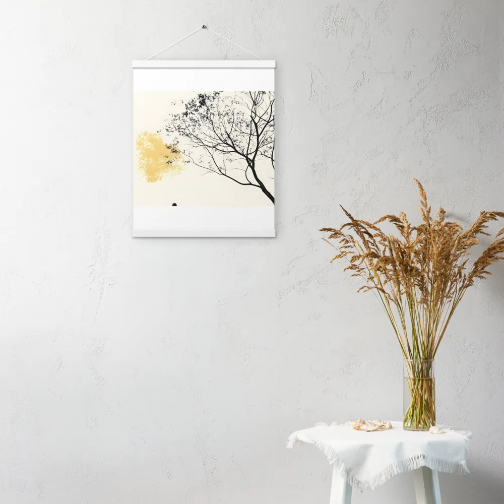 Whispers of Solitude | Poster With White Wood Hanger | 16″×20″