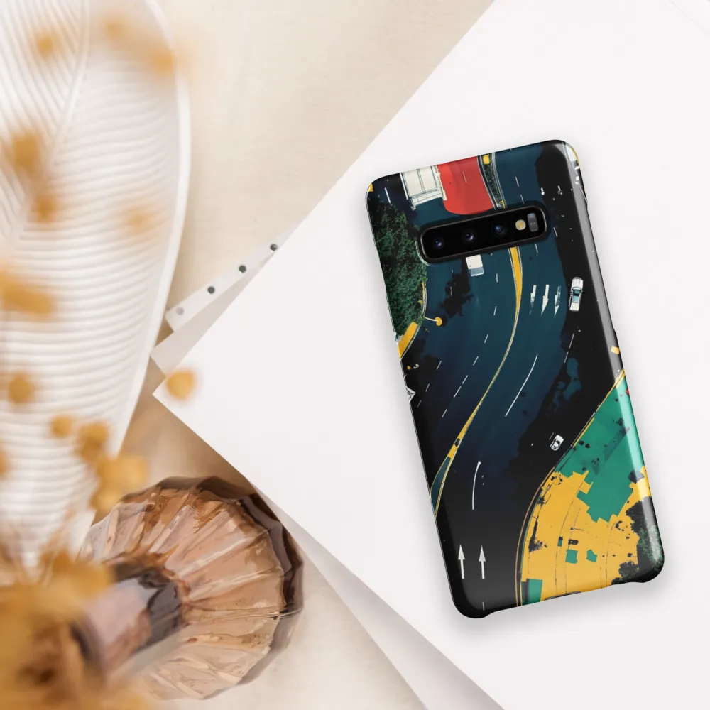 Urban Flow: Aerial Insights | Phone Case |  S10 Plus | Snap Case | Glossy