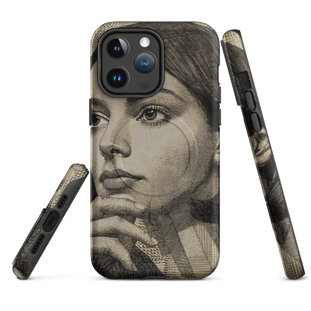 Contemplative Reflection | Phone Case |  14 Pro Max | MagSafe® Tough Case | Matte