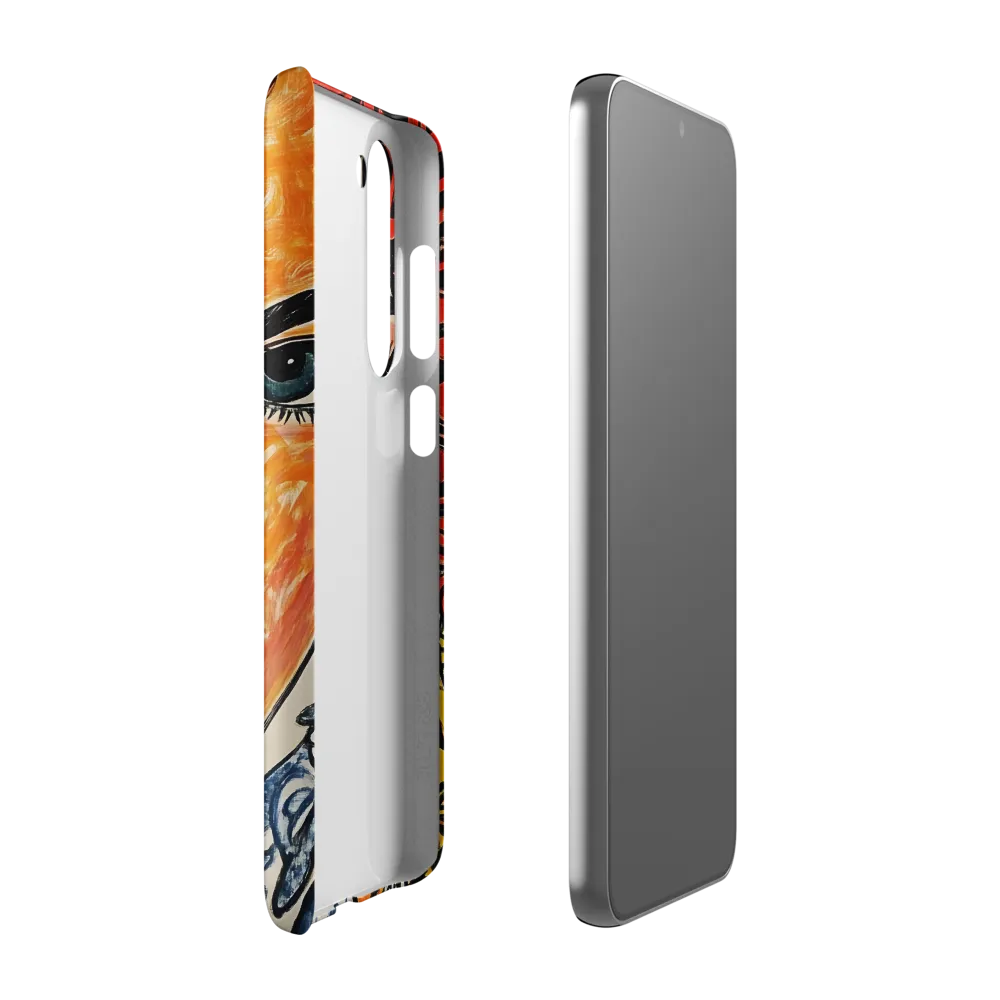 Fiery Elegance | Phone Case |  S23 Plus | Snap Case | Matte