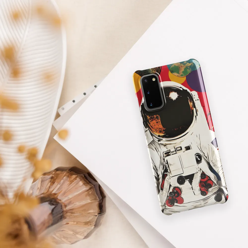 Cosmic Exploration: The Astronaut's Journey | Phone Case |  S20 | Snap Case | Glossy