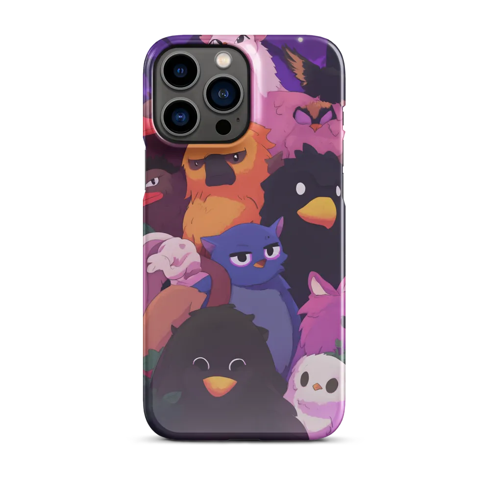 Whimsical Avian Gathering