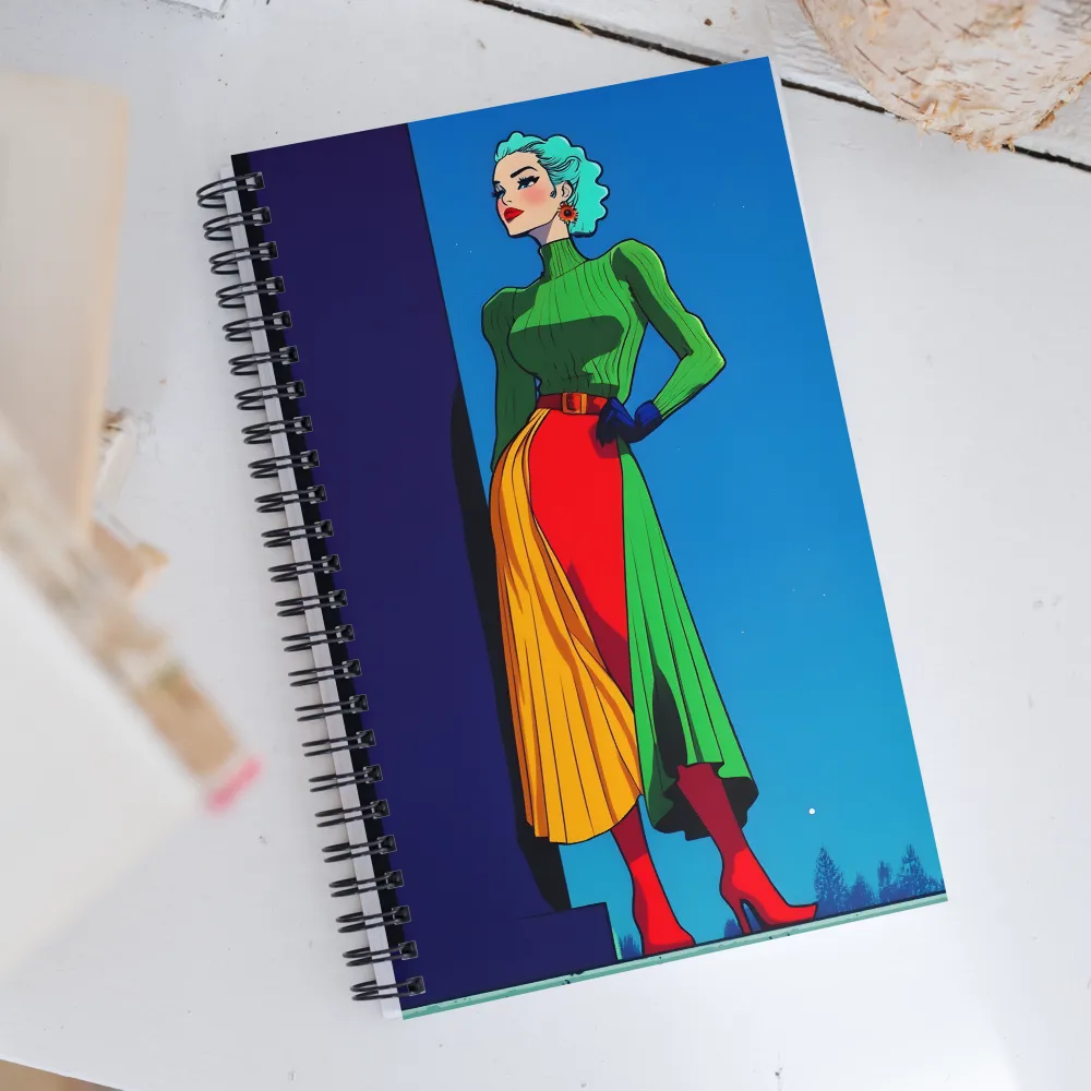 Bold Elegance | Spiral Notebook