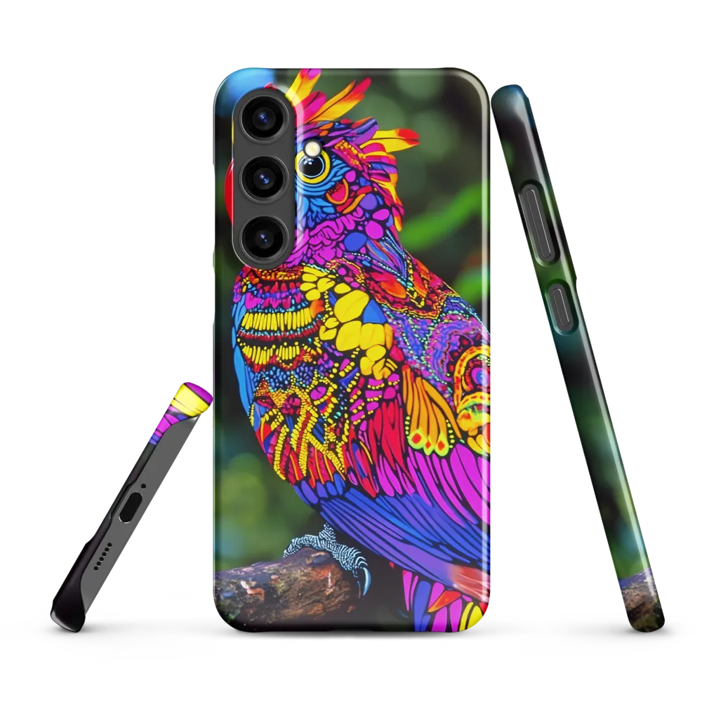 Vibrant Psychedelic Parrot